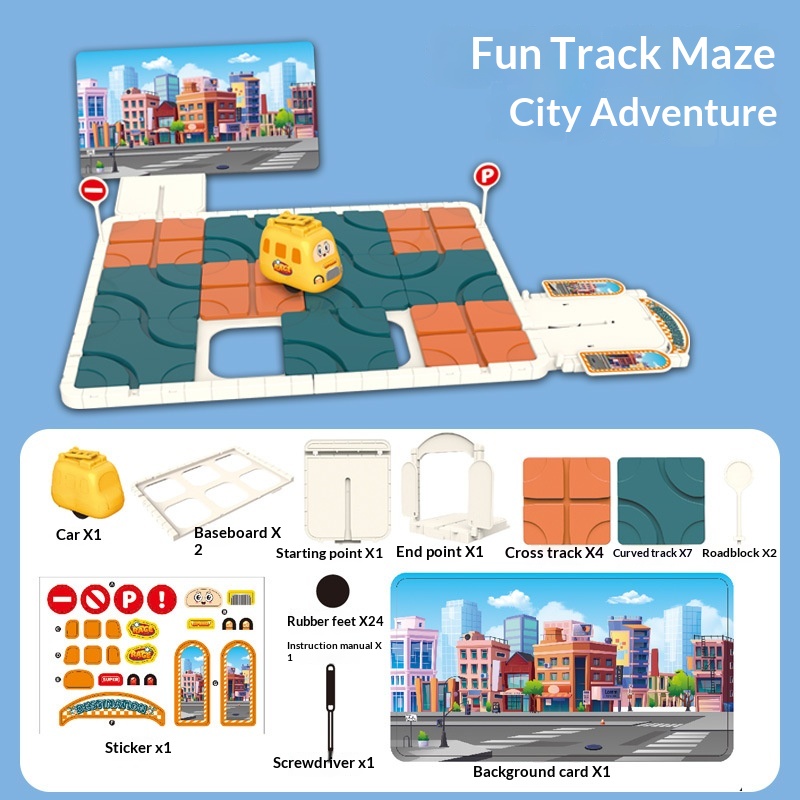 Urban Adventure Track Puzzle Educational Toy