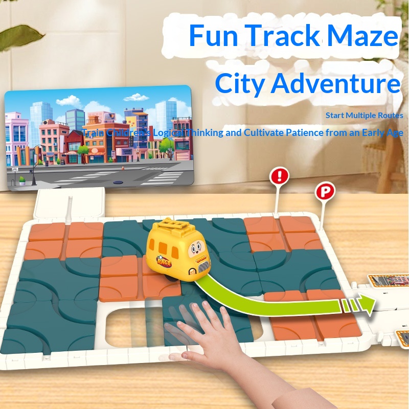 Urban Adventure Track Puzzle Educational Toy