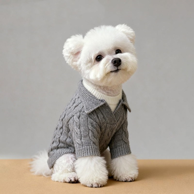 New AutumnWinter Warm Faux Two-Piece Sweater For Pet Dogs