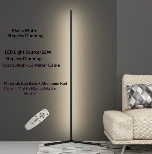 Modern Minimalist Minimalist LED Linear Floor Lamp