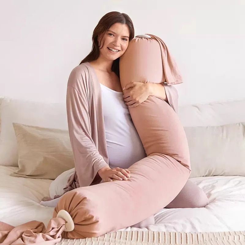 Pregnancy Pillow For Back Support And Side Sleeping With Belly Support