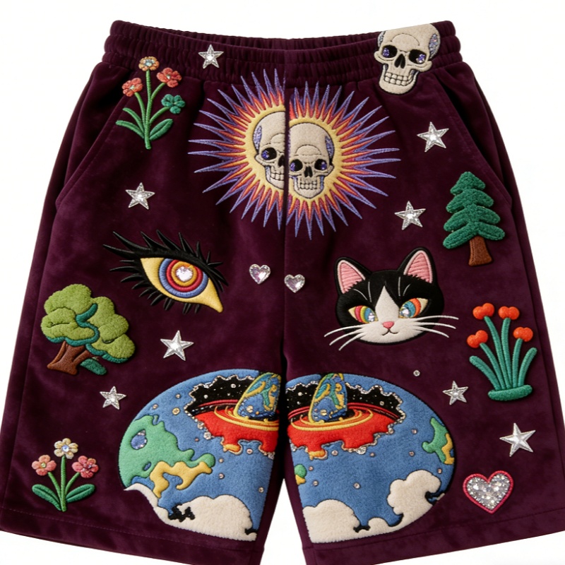 Can be worn as a cool casual short pants for home use