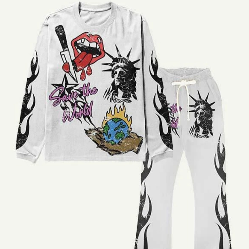 Polyester Men's Casual Pants