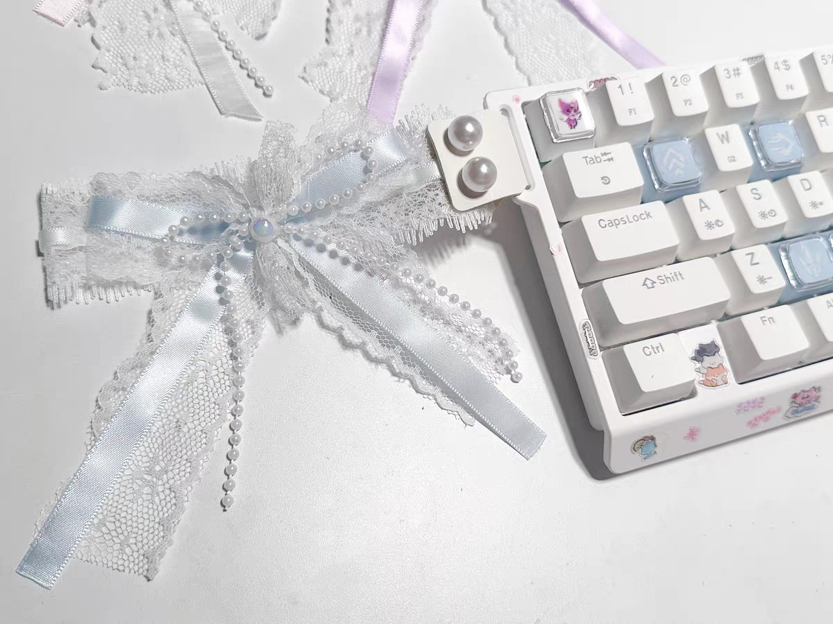 Bow-shaped Handmade Keyboard Ribbon