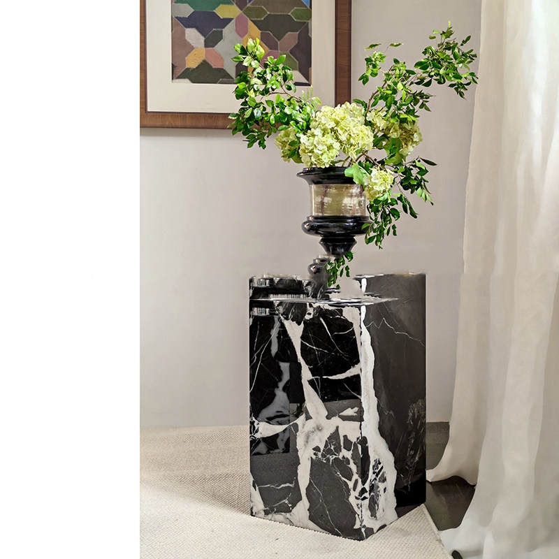 Affordable Luxury Natural Marble Vase Decor With An Atmospheric
