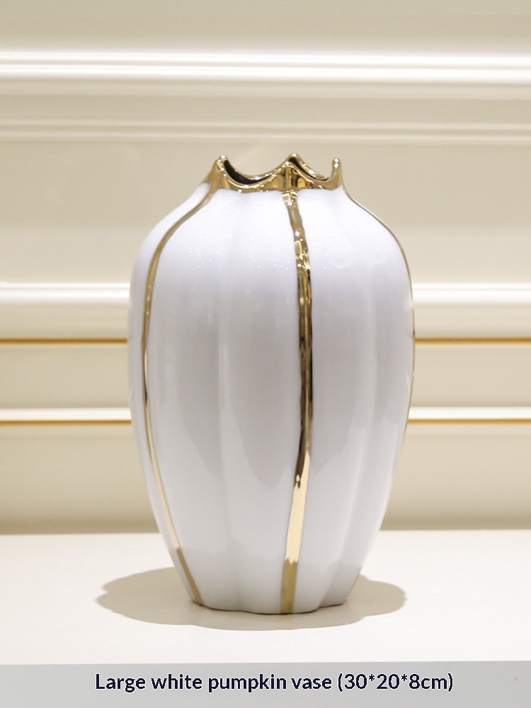 Modern Light-luxury Ceramic Vase Decoration