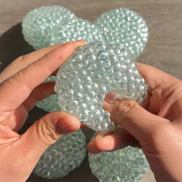 Stress-relief Toy Beaded String With A Noisy Ball For Creative Stress Relief