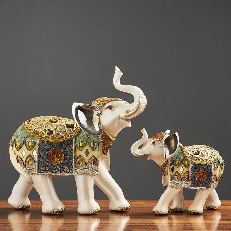 Elephant Desktop Ornament For The Living Room
