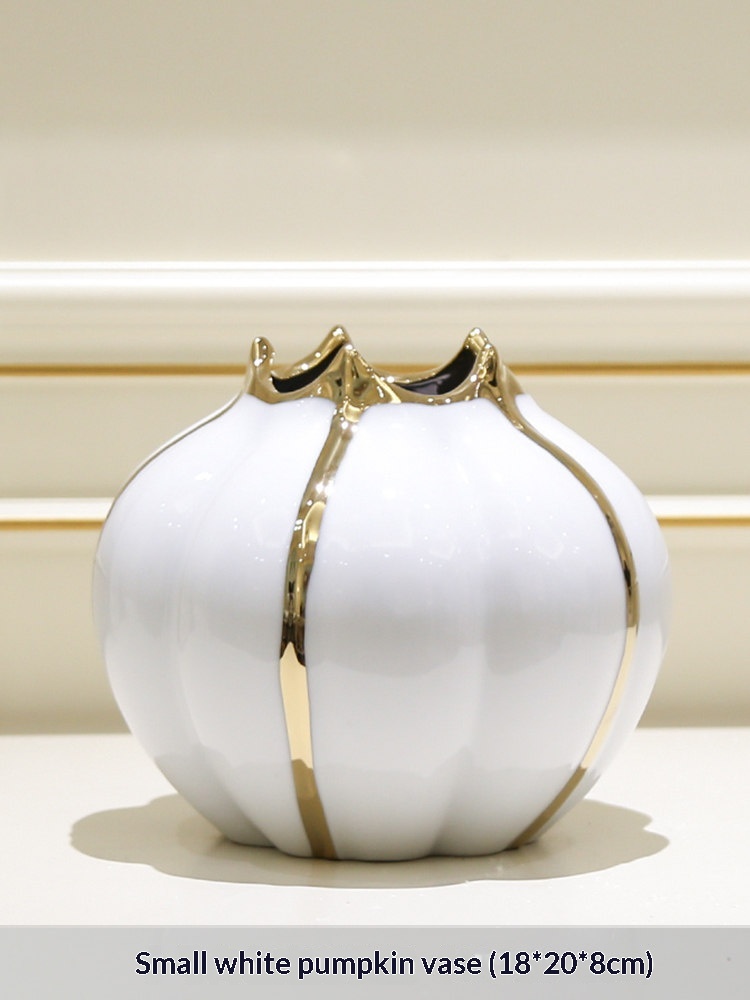 Modern Light-luxury Ceramic Vase Decoration