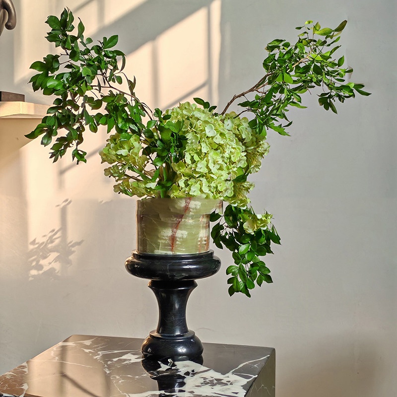 Affordable Luxury Natural Marble Vase Decor With An Atmospheric