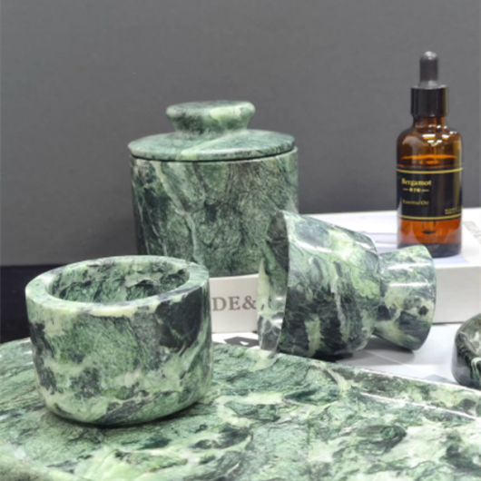 Light-luxury Marble Italian Green Tray
