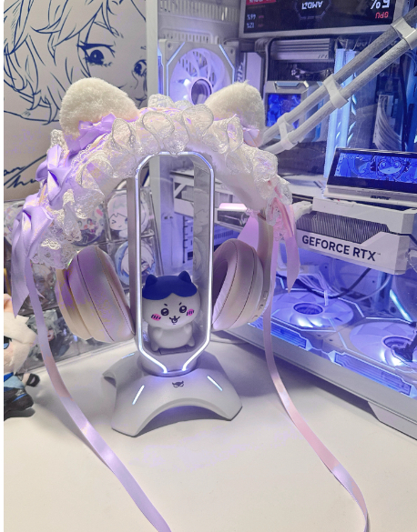 Cat Ear Headband Plush Headphone Cover