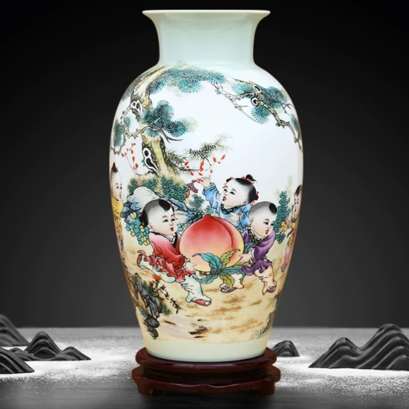 New Chinese-style Living Room Decor Entryway And TV Cabinet Ornaments Decorative Vases