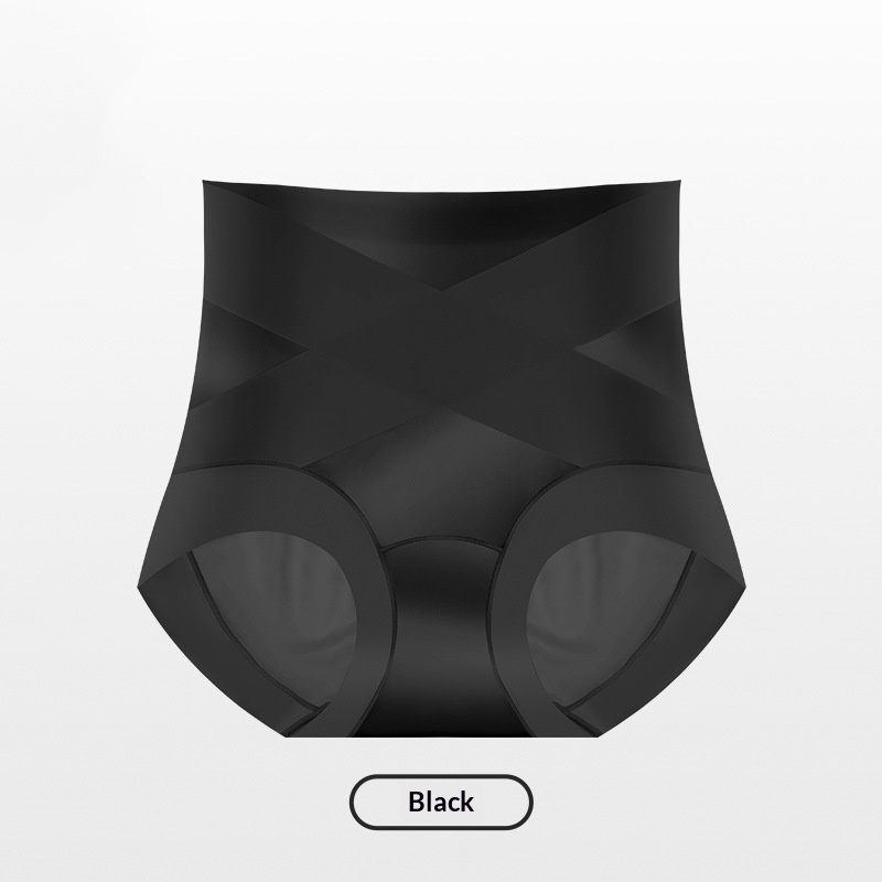Womens Mid-to-High-Waist Seamless Light-Shaping Butt-Lifting Ultra-Thin Silk-Crotch Underwear