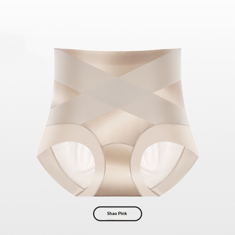 Womens Mid-to-High-Waist Seamless Light-Shaping Butt-Lifting Ultra-Thin Silk-Crotch Underwear