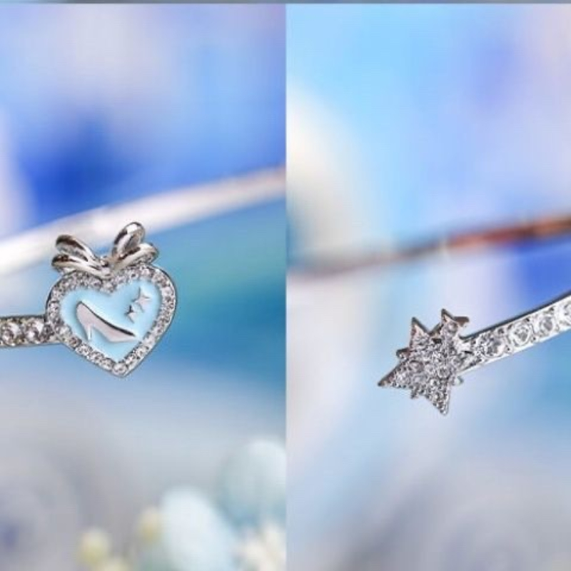 Open Diamond-studded Pumpkin Ringlight Luxury And Adjustable