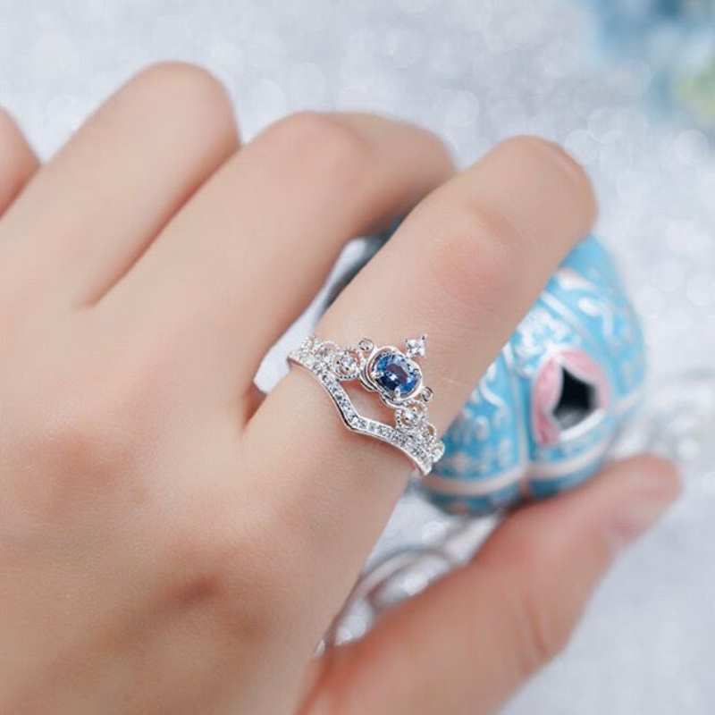 Open Diamond-studded Pumpkin Ringlight Luxury And Adjustable