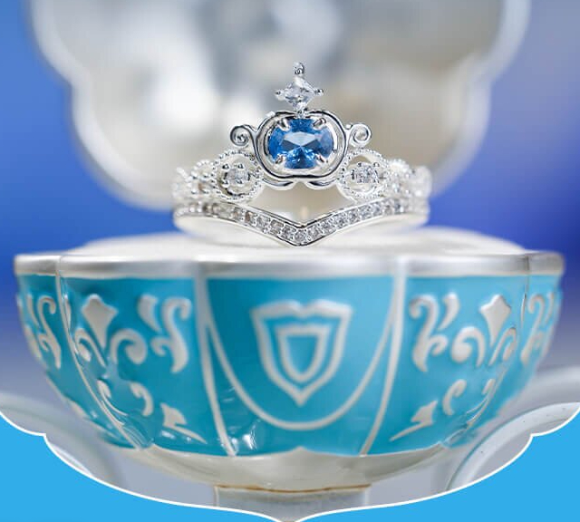 Open Diamond-studded Pumpkin Ringlight Luxury And Adjustable