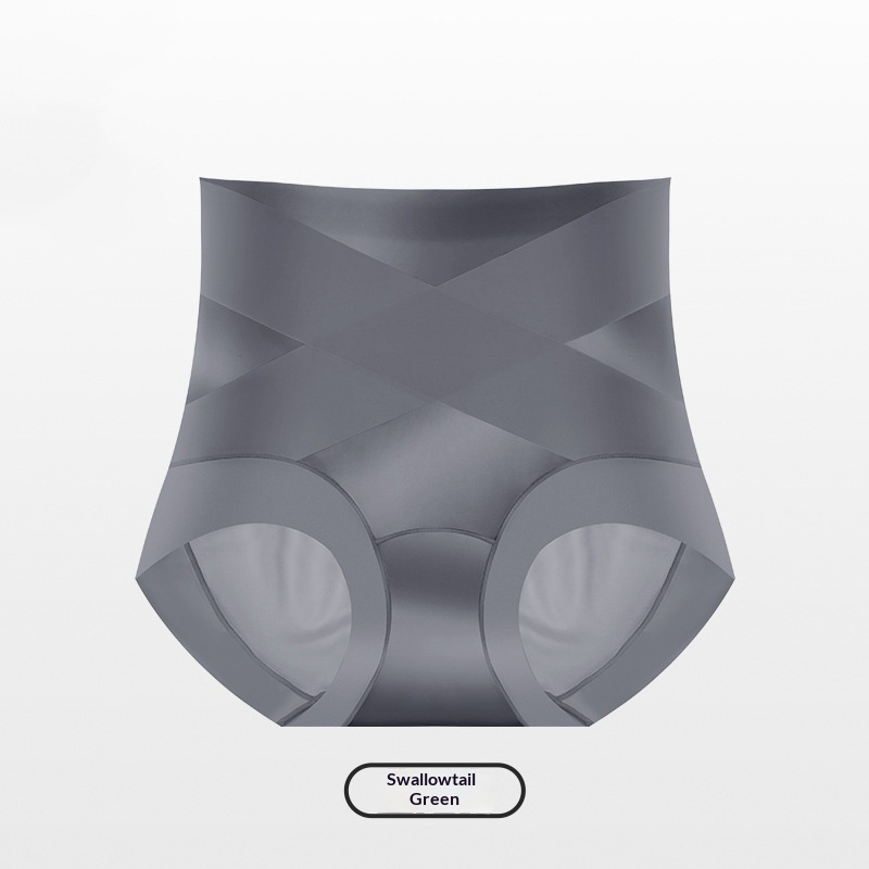 Womens Mid-to-High-Waist Seamless Light-Shaping Butt-Lifting Ultra-Thin Silk-Crotch Underwear