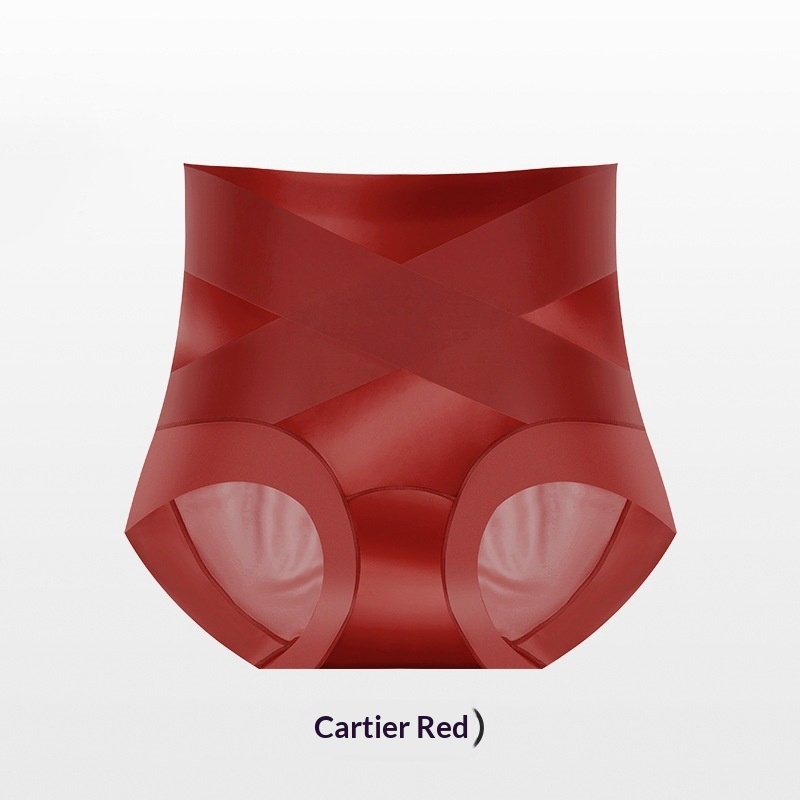 Womens Mid-to-High-Waist Seamless Light-Shaping Butt-Lifting Ultra-Thin Silk-Crotch Underwear