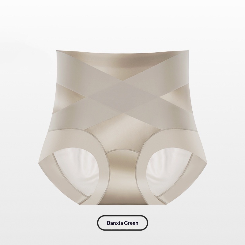 Womens Mid-to-High-Waist Seamless Light-Shaping Butt-Lifting Ultra-Thin Silk-Crotch Underwear