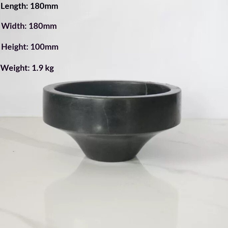 Light-luxury Marble High-foot Decorative Storage Tray For Soft Furnishings