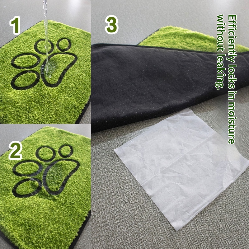 Pet Wash Pad Artificial Grass Pad Thats Breathable And Highly Absorbent