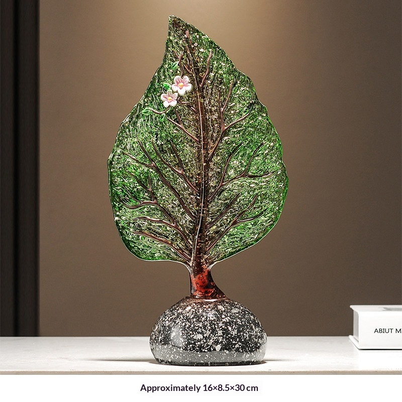 Luxury High-end Gold-leaf Living Room Decor Piece