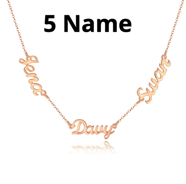 Personalized DIY Necklace With Name And Lock Steel Collar Chain