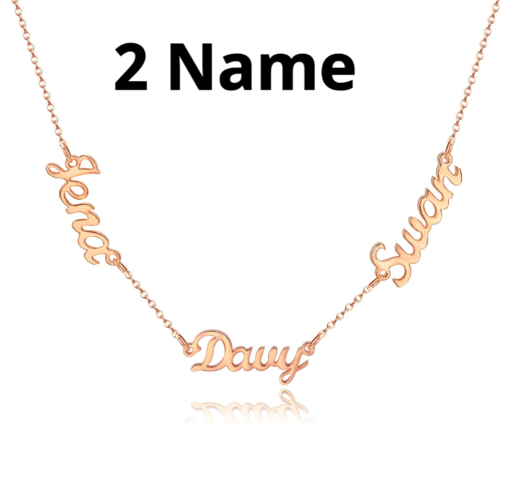 Personalized DIY Necklace With Name And Lock Steel Collar Chain