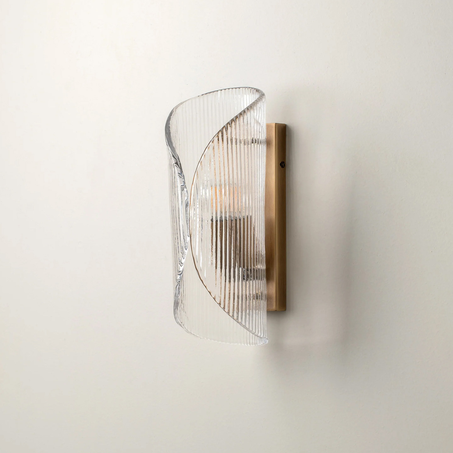 Retro Glass Ripple Wall Sconce Wall Lamp