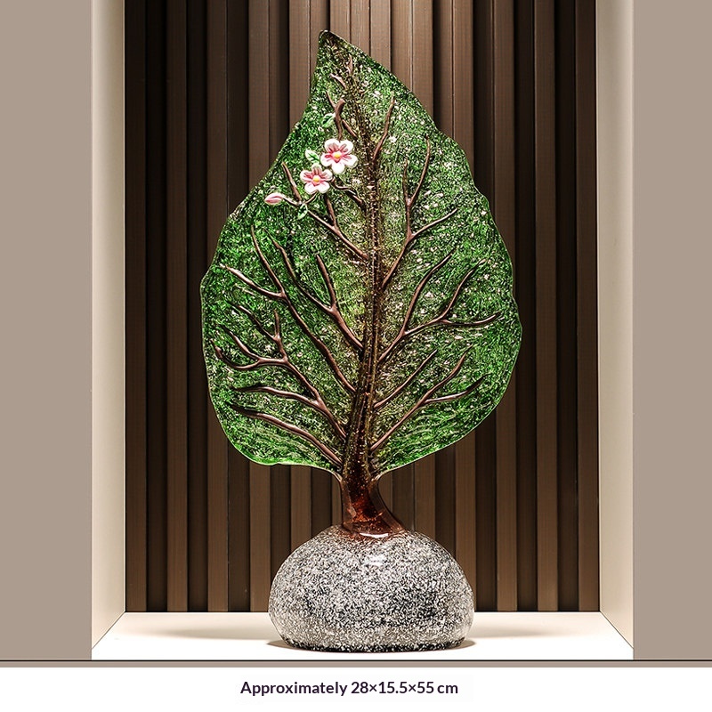 Luxury High-end Gold-leaf Living Room Decor Piece