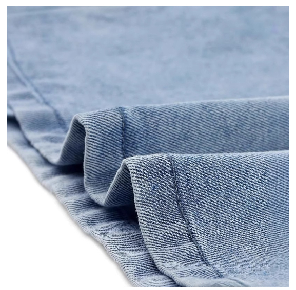 Womens High-waisted Loose-fitting, Versatile Denim Skirt