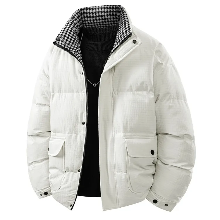 Mens Loose Casual Plus-Thickness Cotton Jacket