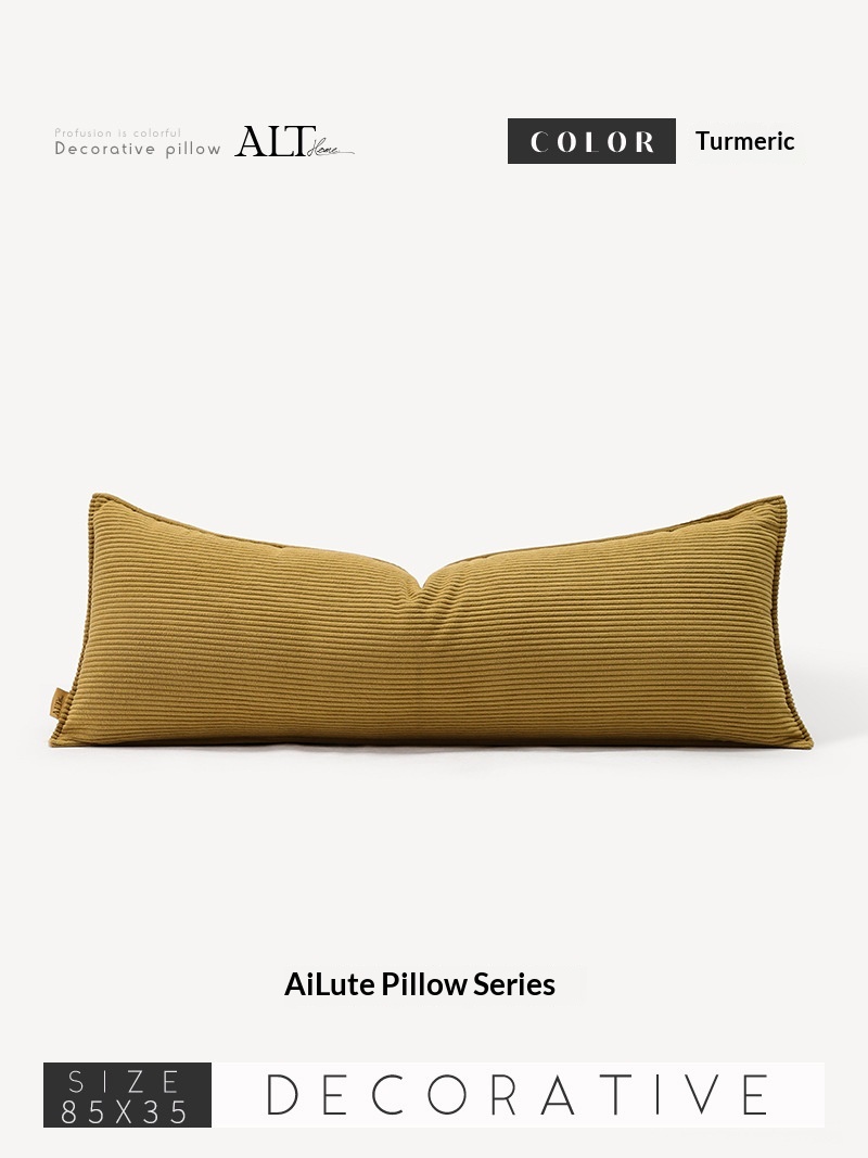 Luxury High-end Corduroy Rectangular Sofa Cushion