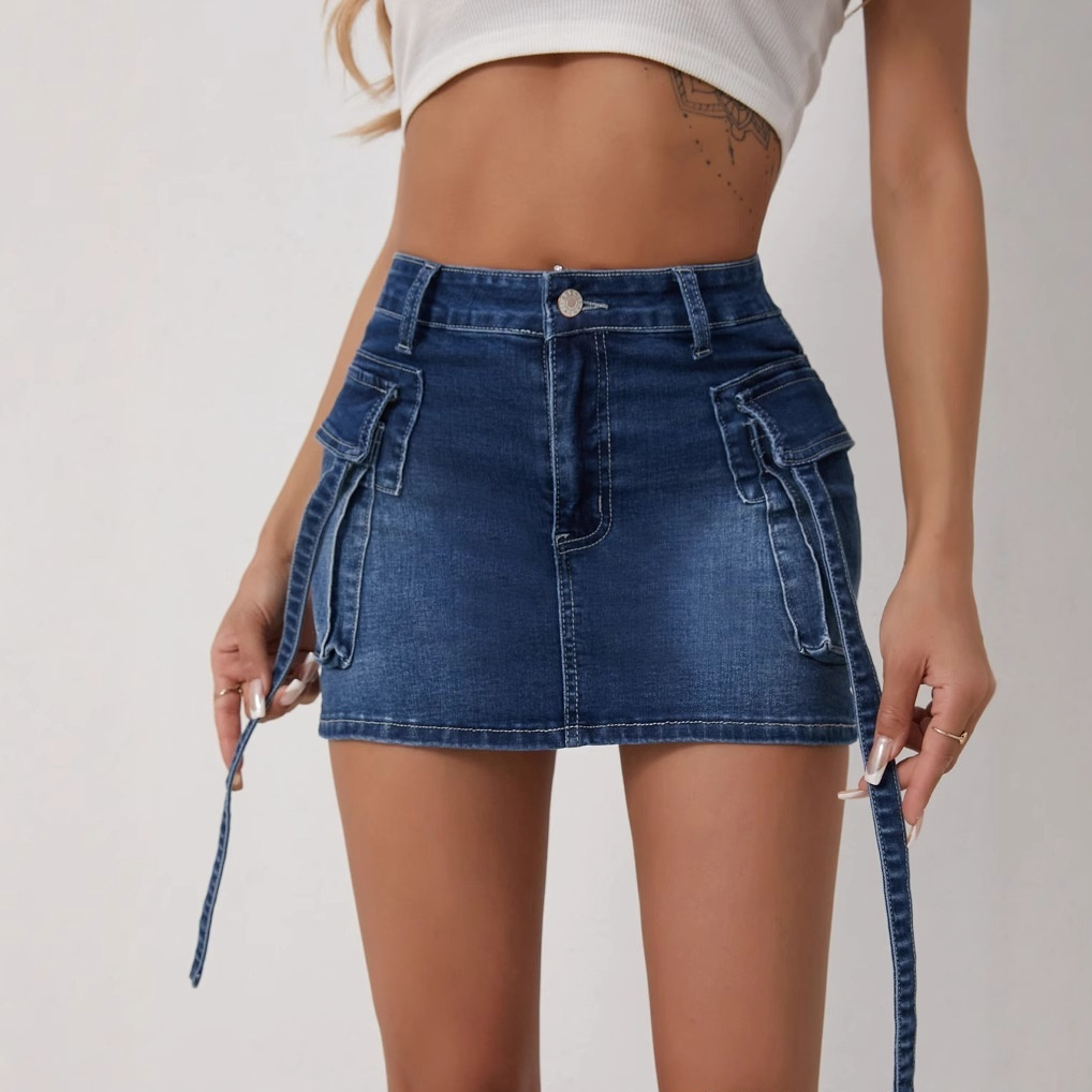 Womens Stylish Hip-hugging Mini Skirt