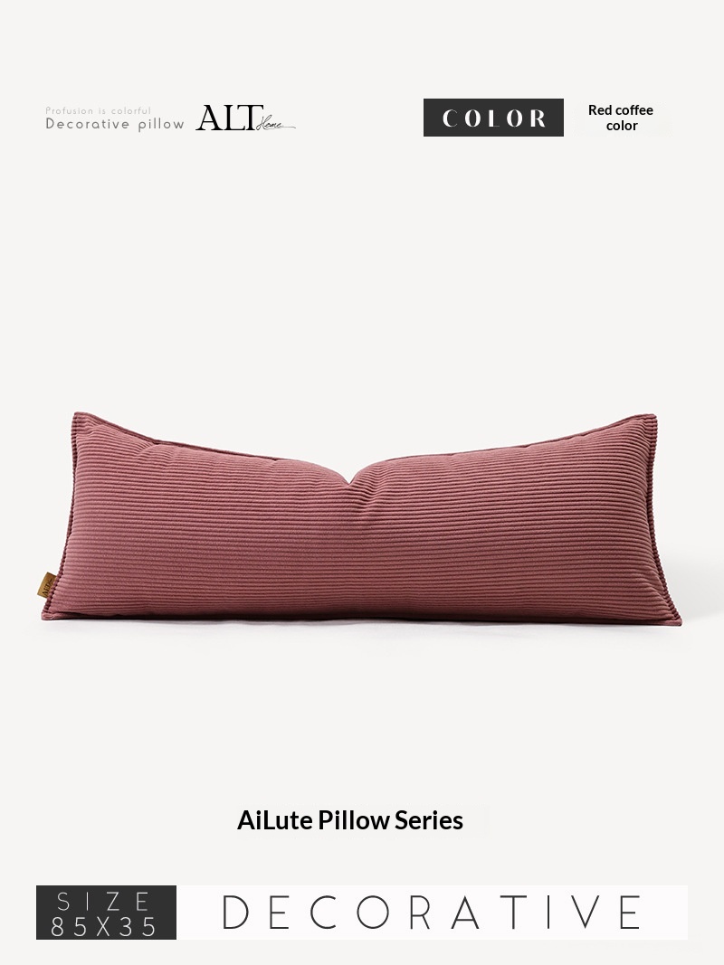 Luxury High-end Corduroy Rectangular Sofa Cushion