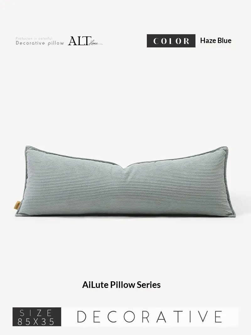 Luxury High-end Corduroy Rectangular Sofa Cushion