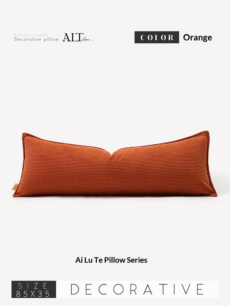 Luxury High-end Corduroy Rectangular Sofa Cushion