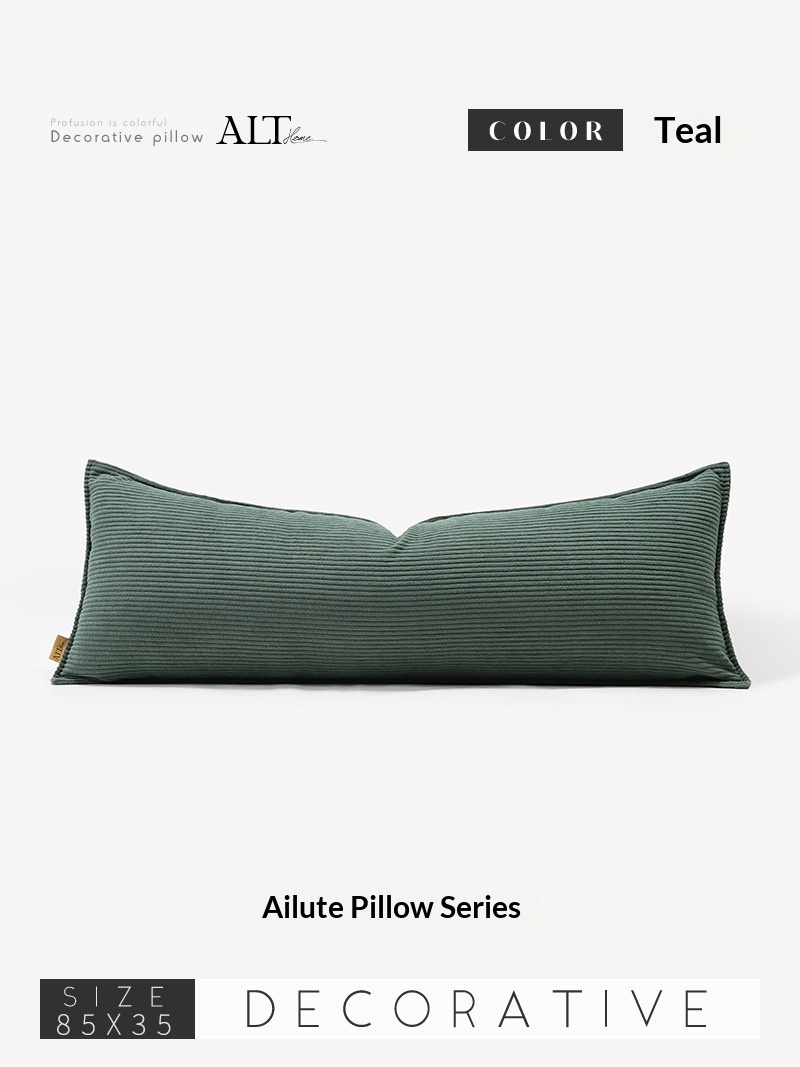 Luxury High-end Corduroy Rectangular Sofa Cushion