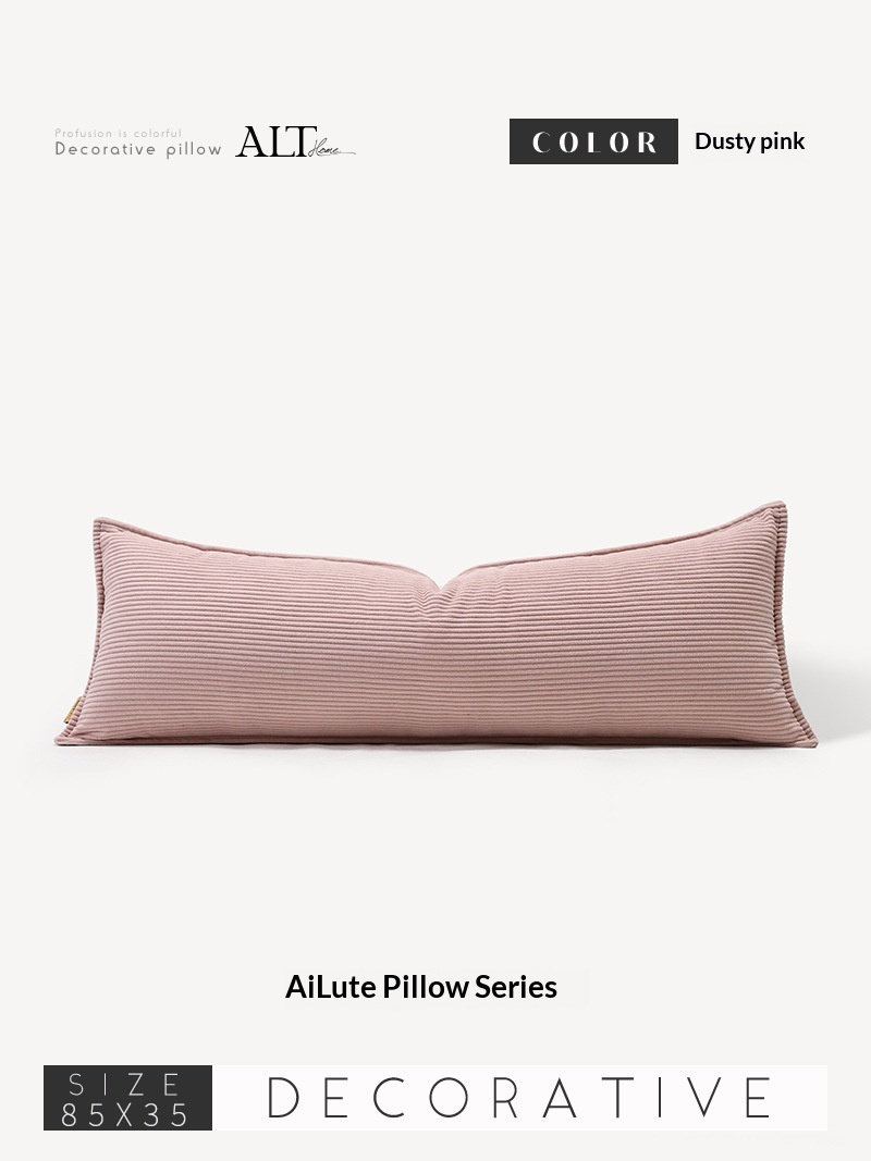 Luxury High-end Corduroy Rectangular Sofa Cushion