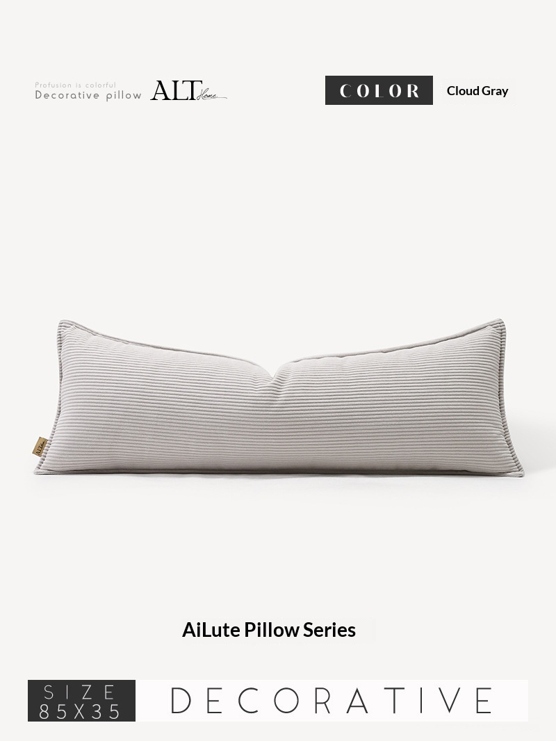 Luxury High-end Corduroy Rectangular Sofa Cushion