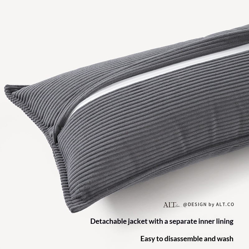 Luxury High-end Corduroy Rectangular Sofa Cushion