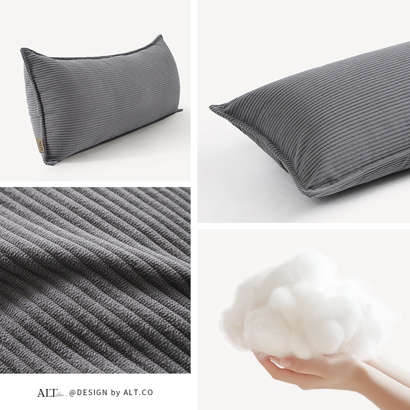 Luxury High-end Corduroy Rectangular Sofa Cushion