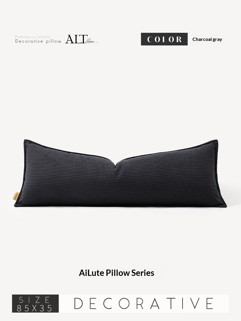 Luxury High-end Corduroy Rectangular Sofa Cushion