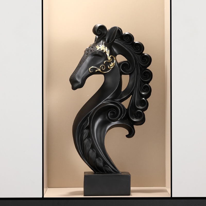 Abstract Horse-head Art Ornament Decorative Craft Item