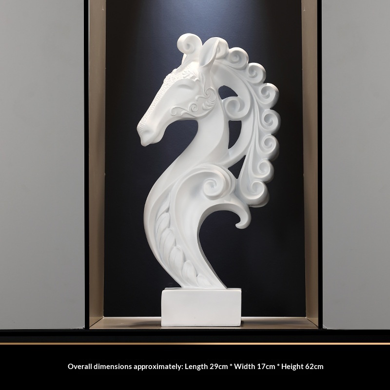 Abstract Horse-head Art Ornament Decorative Craft Item