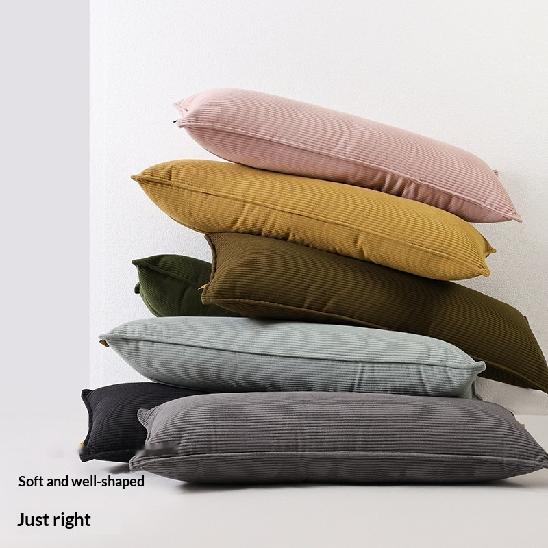 Luxury High-end Corduroy Rectangular Sofa Cushion
