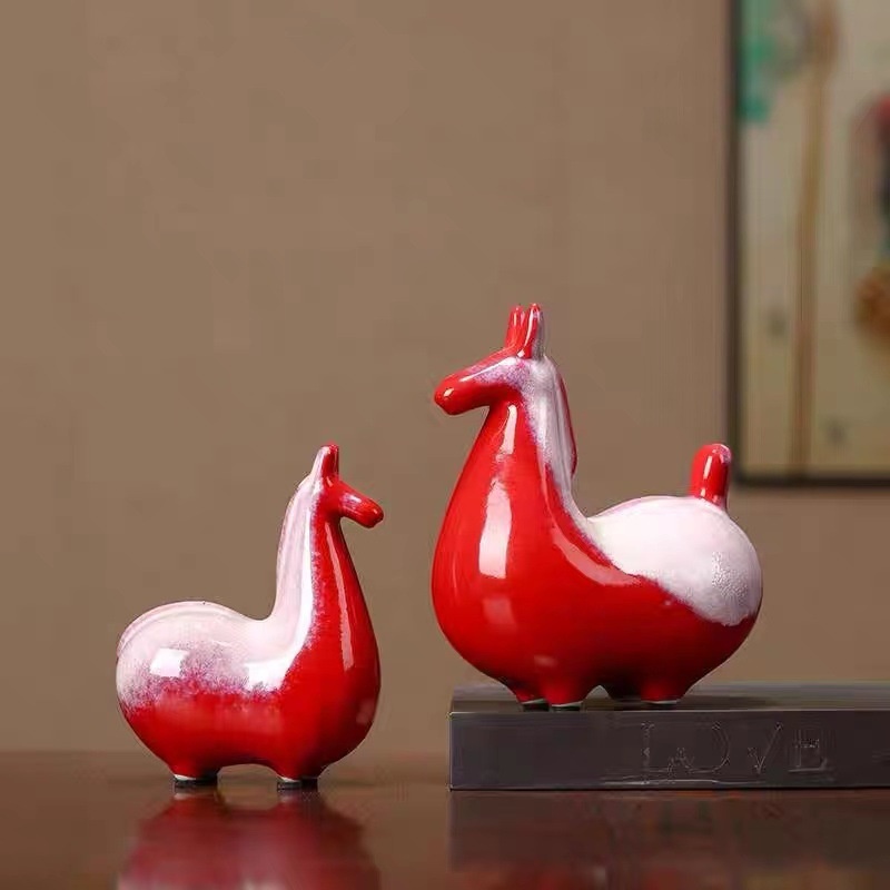 All-Handmade Chinese-Style Home Ceramic Decorations