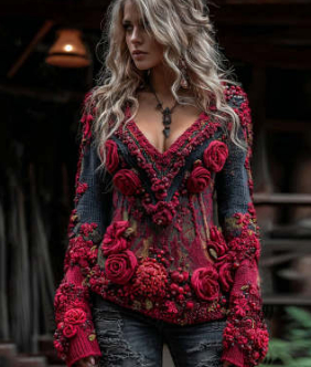 Hot-selling Womens Stylish Printed Sweatshirt